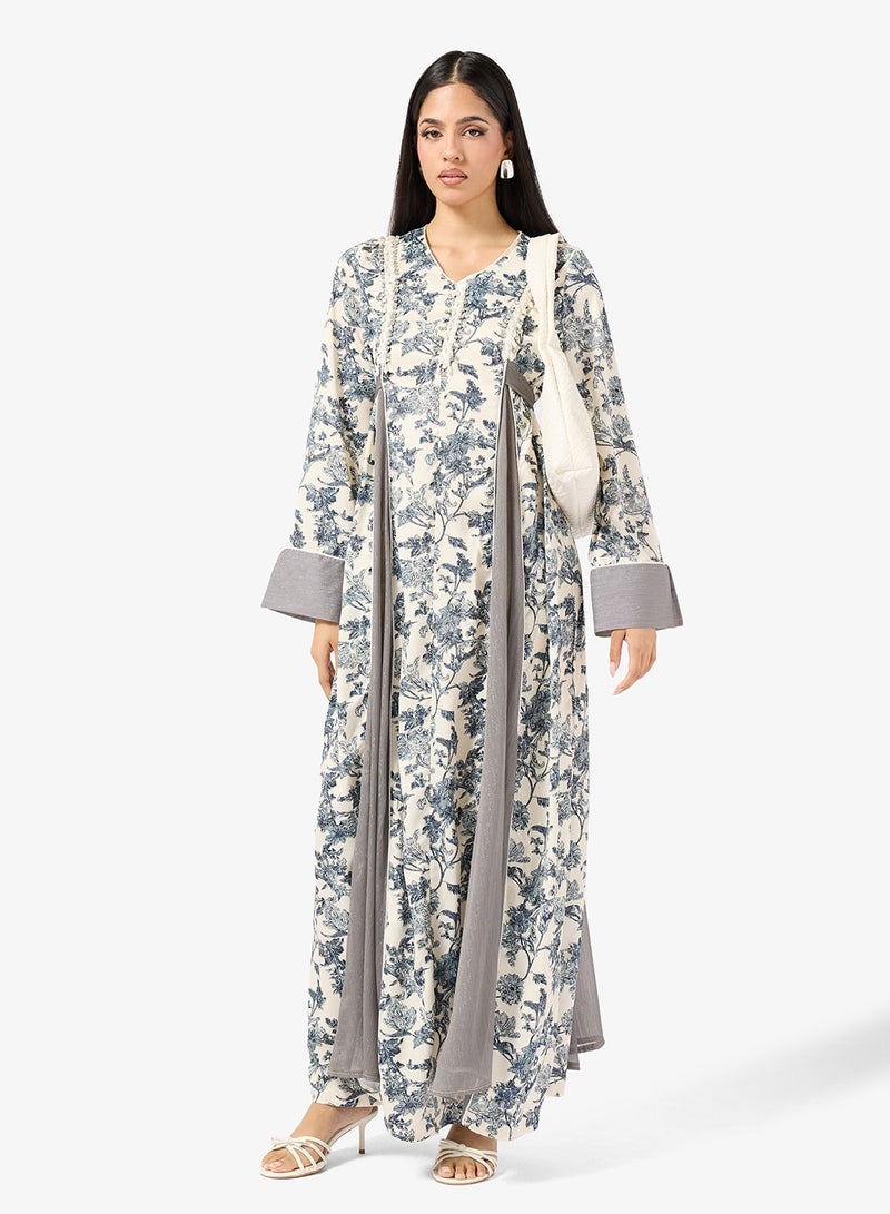 Khizana Printed Jalabiya - Image 1